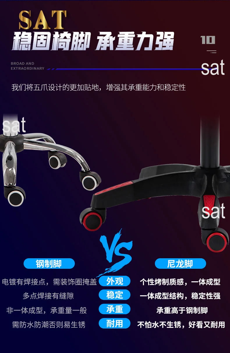 Rgb Leather Ergonomic Computer Chair Office Anji Gamer Pc Racing Game Scorpion Wholesale Gaming Chair Fabric and Table Chairs