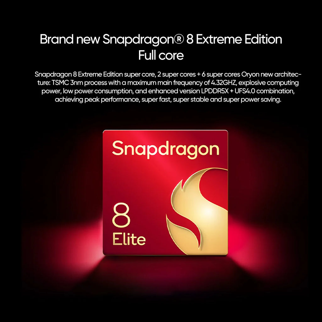 Nubia Z70S Ultra Global Edition Snapdragon 8 Elite 6.85-inch 1.5K 144Hz OLED 6600mAh 80W 64MP+50MP IP69