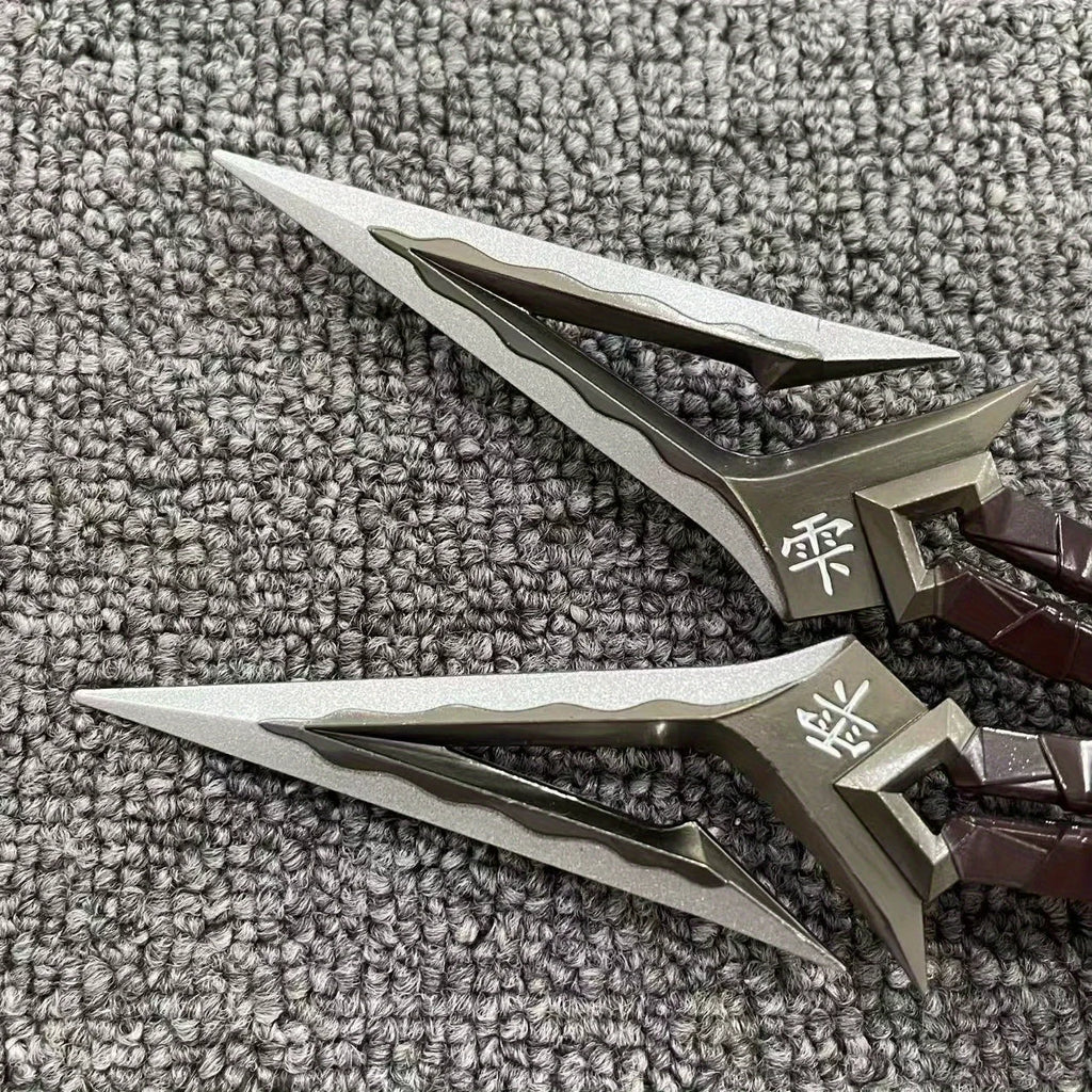 6/8.6inch Valorant Ninja Star Katana Metal Sword Kunai Anime Cosplay Prop Real Size Japanese Katana Original Samurai Sabre Toy