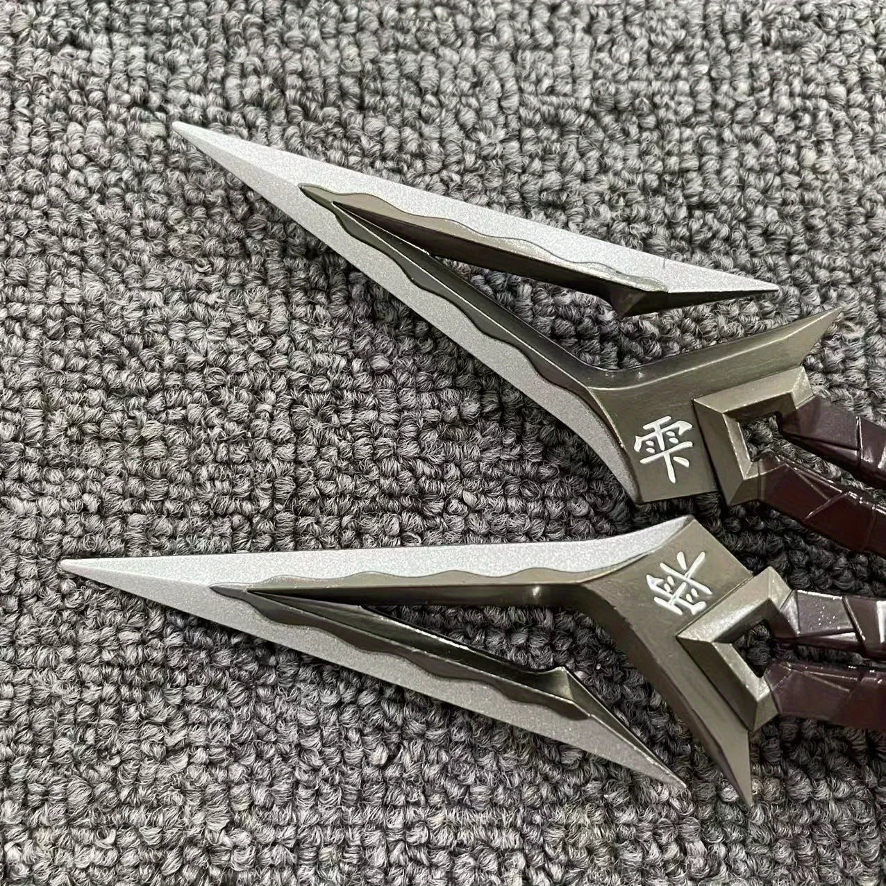 6/8.6inch Valorant Ninja Star Katana Metal Sword Kunai Anime Cosplay Prop Real Size Japanese Katana Original Samurai Sabre Toy