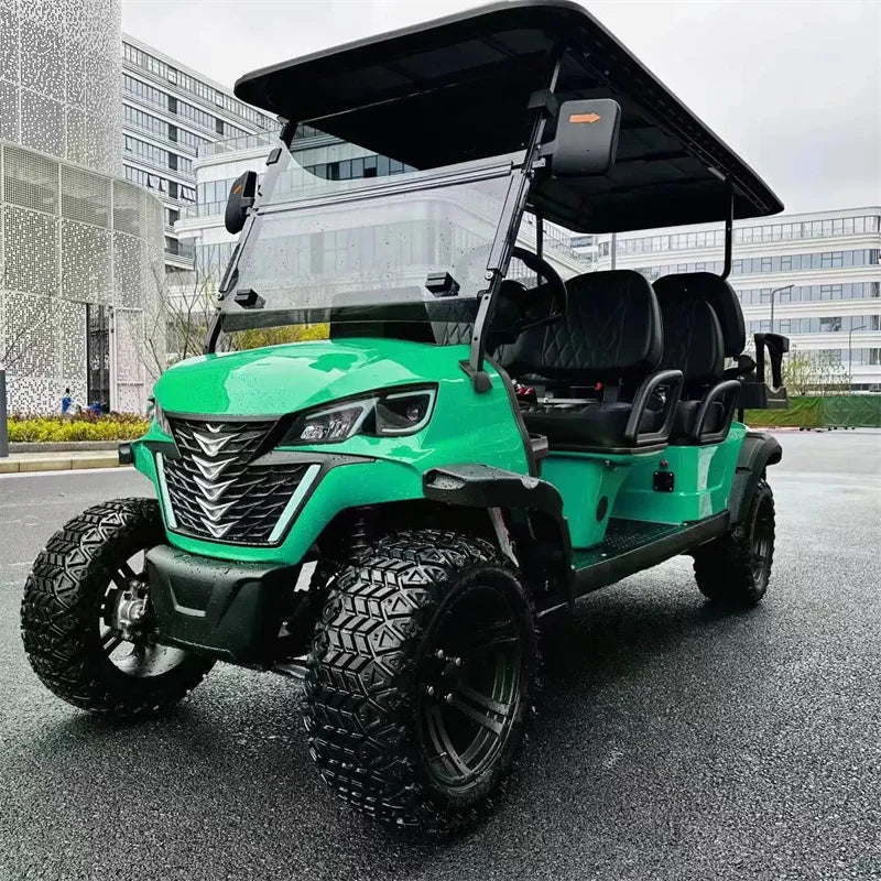 Golf Cart Long Range Lithium Battery Electric 60/72v Travel Electric Cart Club Car Golf Carts  For Sale