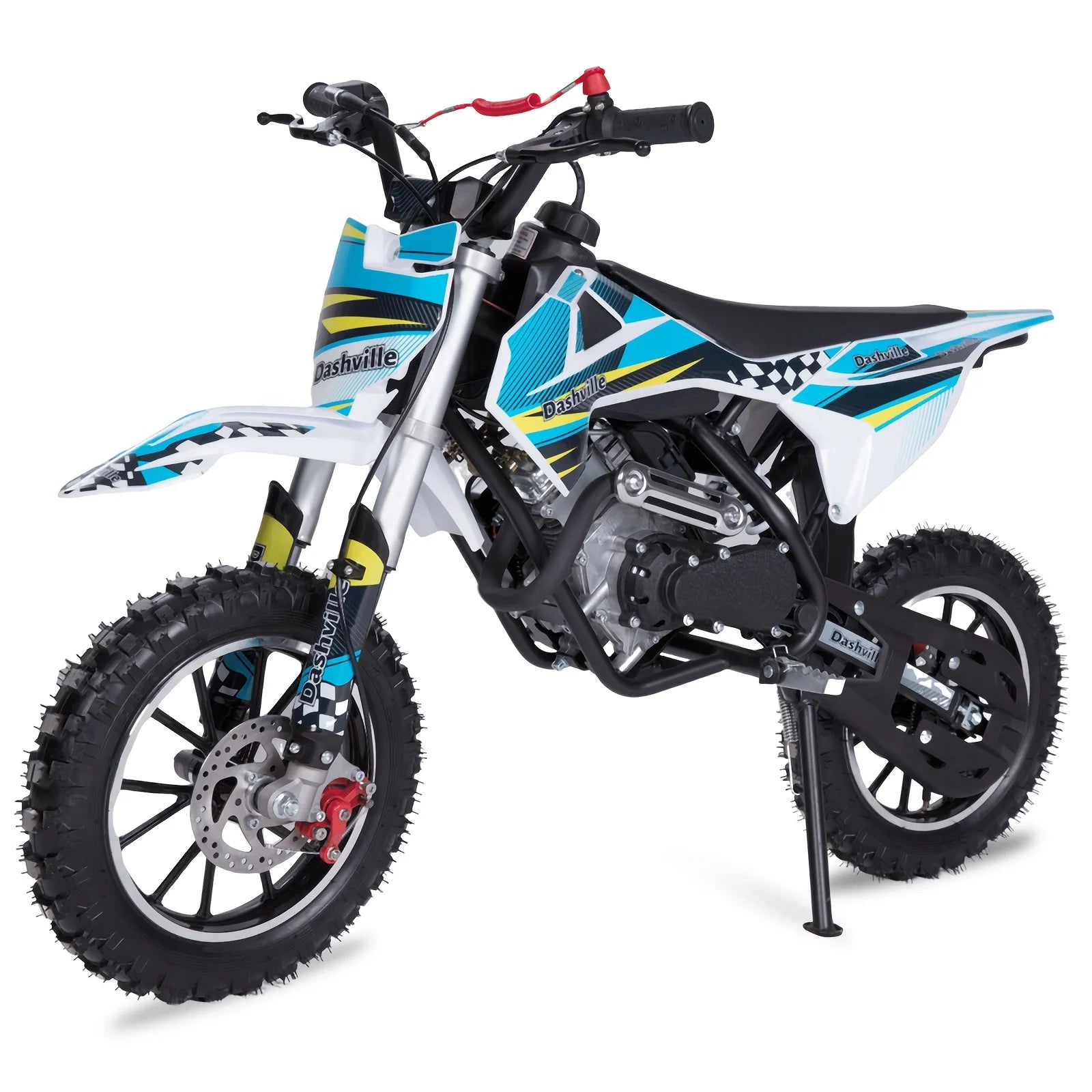 58Cc Dirt Bike, 4-Stroke Gas Powered Mini Pit Bike, Gas Dirt Bike for Children, Mini Motorcycle, Off-Road Bike, Holiday Present,
