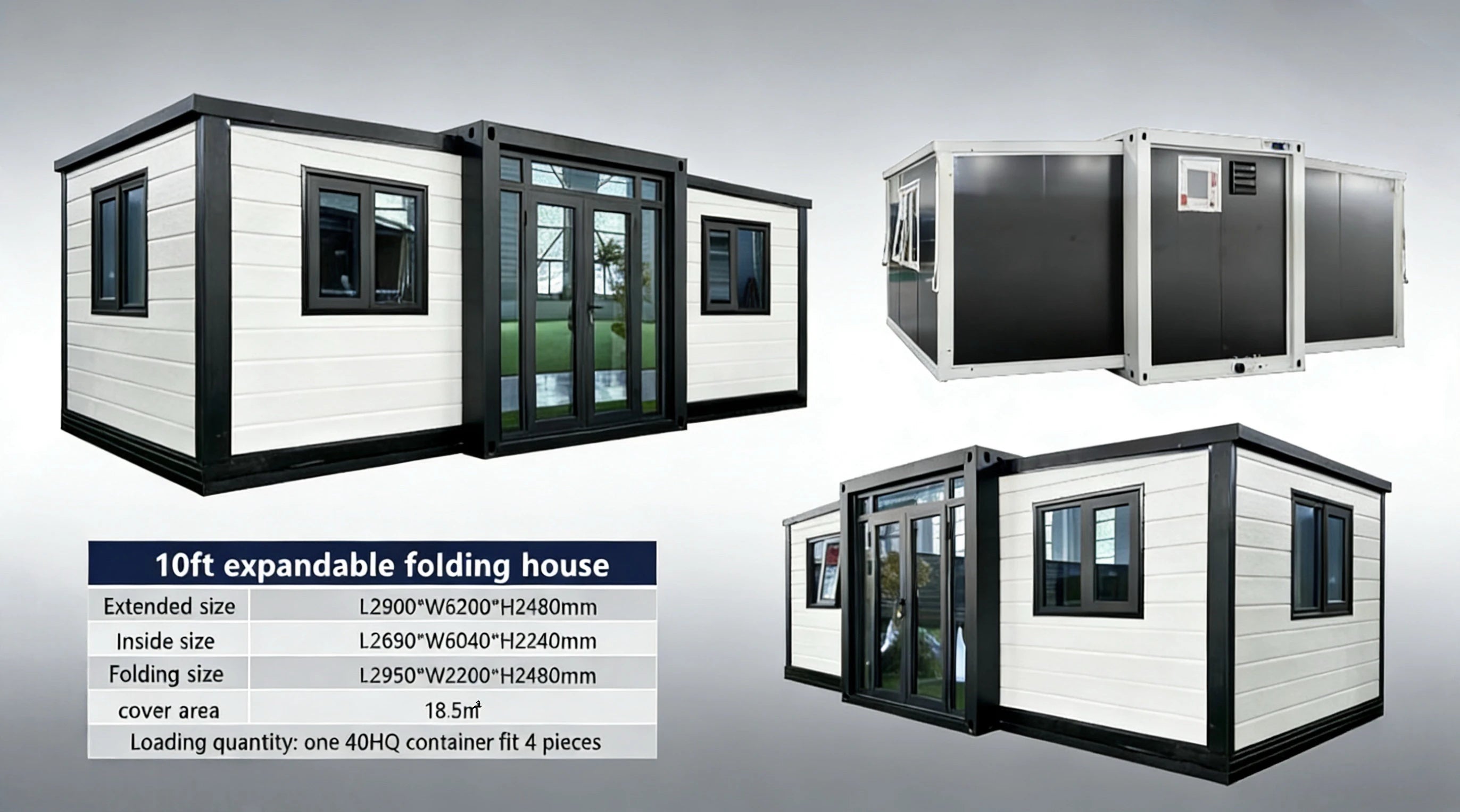 Customized Folding House 3-Bedroom Prefabricated House Compliant with Australian Standards Mobile Luxury Container House