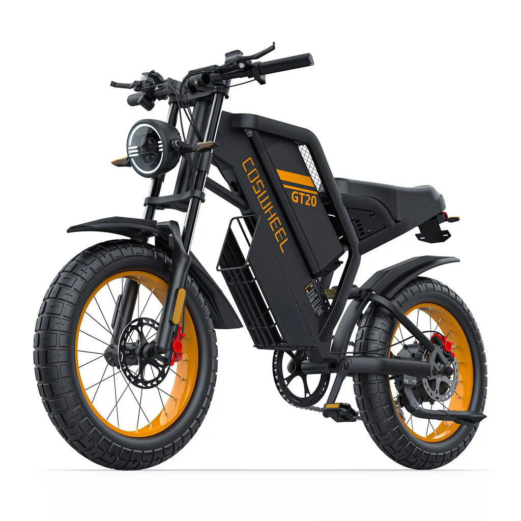 Electric Bike For Adult COSWHELL GT20 Pro 20x4.0" 3000W Dual Motor 48V 40AH Top 50Km/h 230Km Urban Off-Road Commuting E-Bike