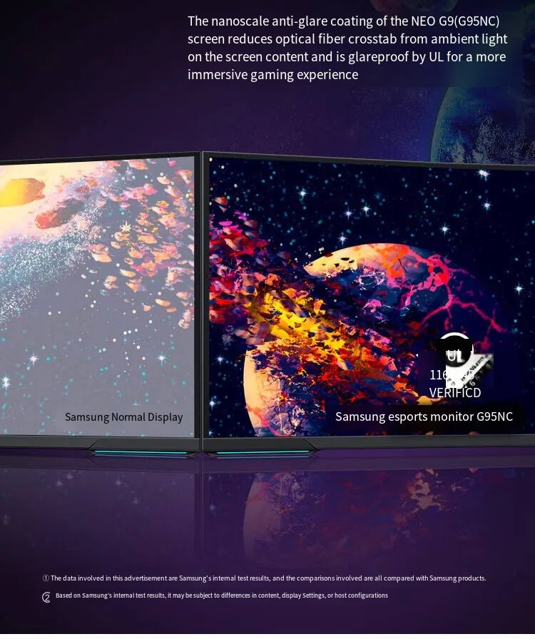 The world's first dual-UHD gaming monitor Ody-ssey S57CG954NC sam-sung 57inch dual 4K 240Hz with Curved Screen Monitor
