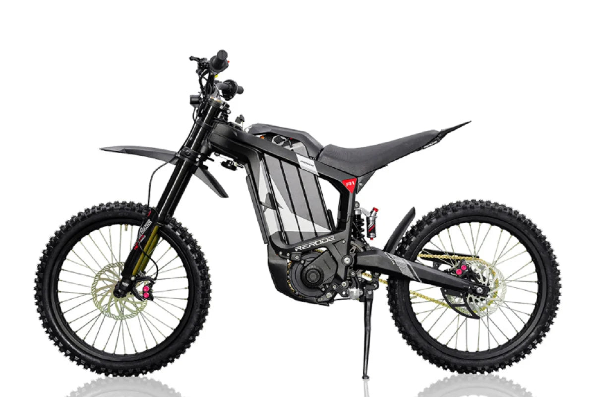 HEZZO R1 8000W High-Speed Permanent Magnet Mid-Drive Electric Dirt Bike 72V 35Ah Adult Off-Road Motorcycle