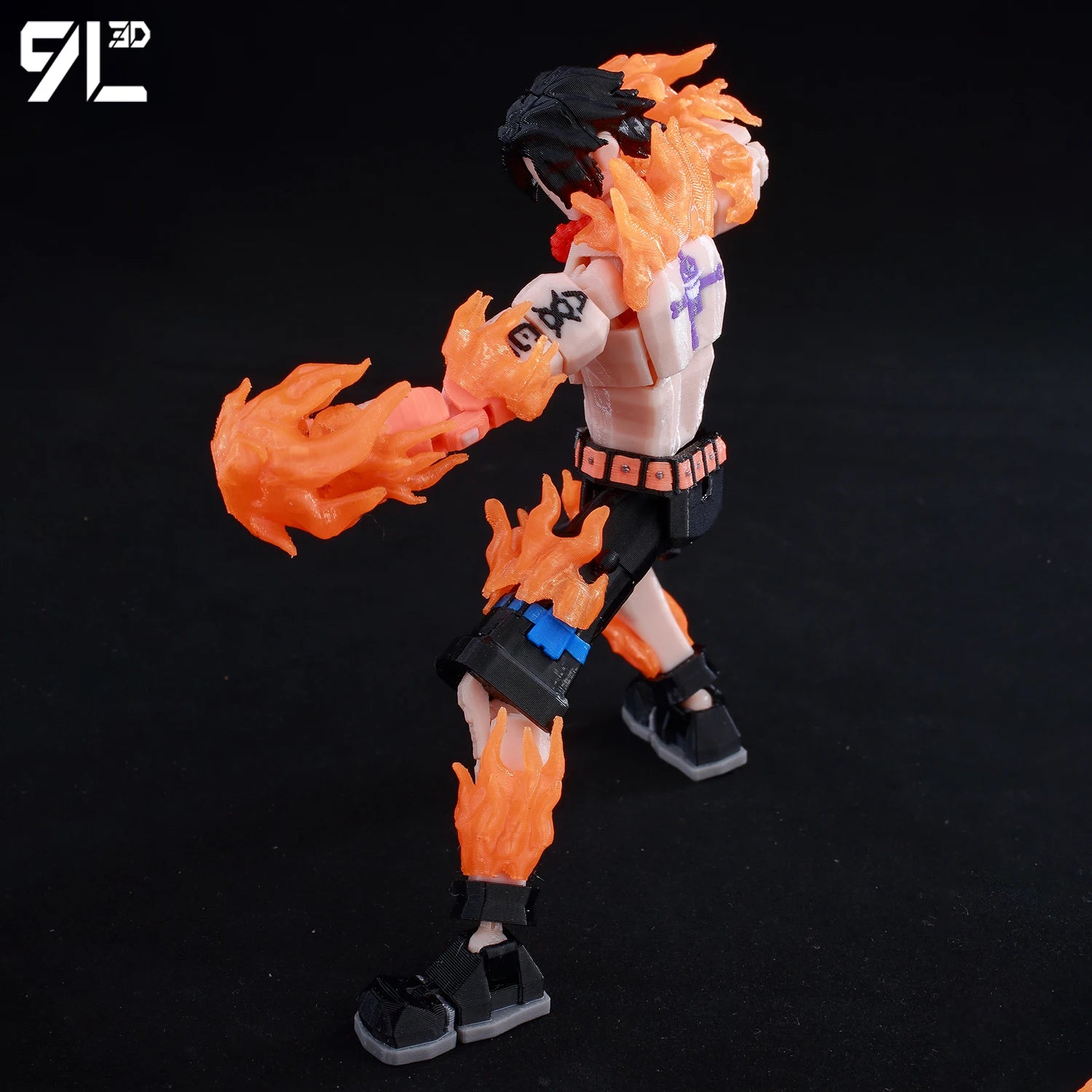 9L3D Printed Anime One Piece Naruto Demon Slayer Dummy13 Lucky T13 Movable Shapeshift Action Figures Mannequin Toys Collectors