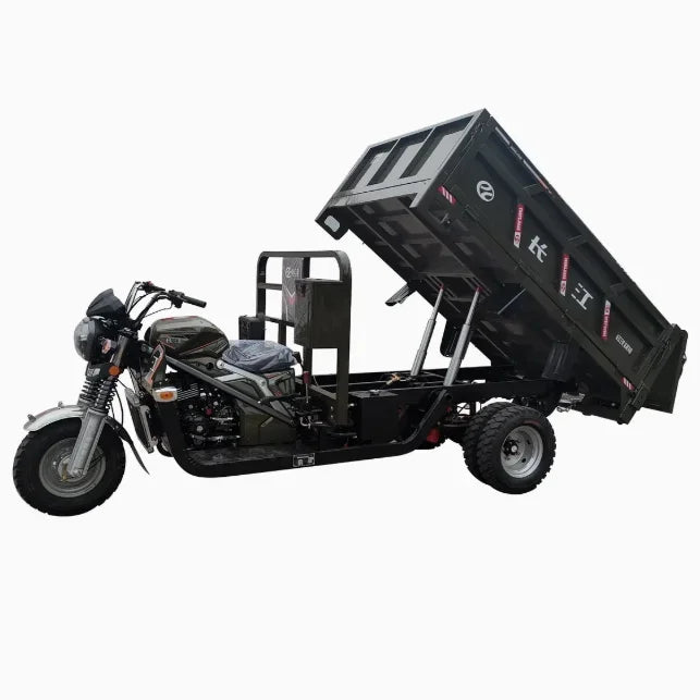 250cc 350cc Dump Cargo Motor Tricycle Motorcycle for Adults Petrol Fuel