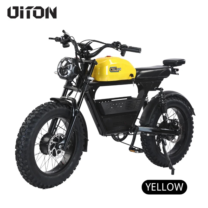 2025 AKEZ All-Terrain Off-Road E-Bike - 3000W Super Dual Motor, 48V 26Ah Battery, 20'' Fat Tires & Full Suspension, Fast Electri