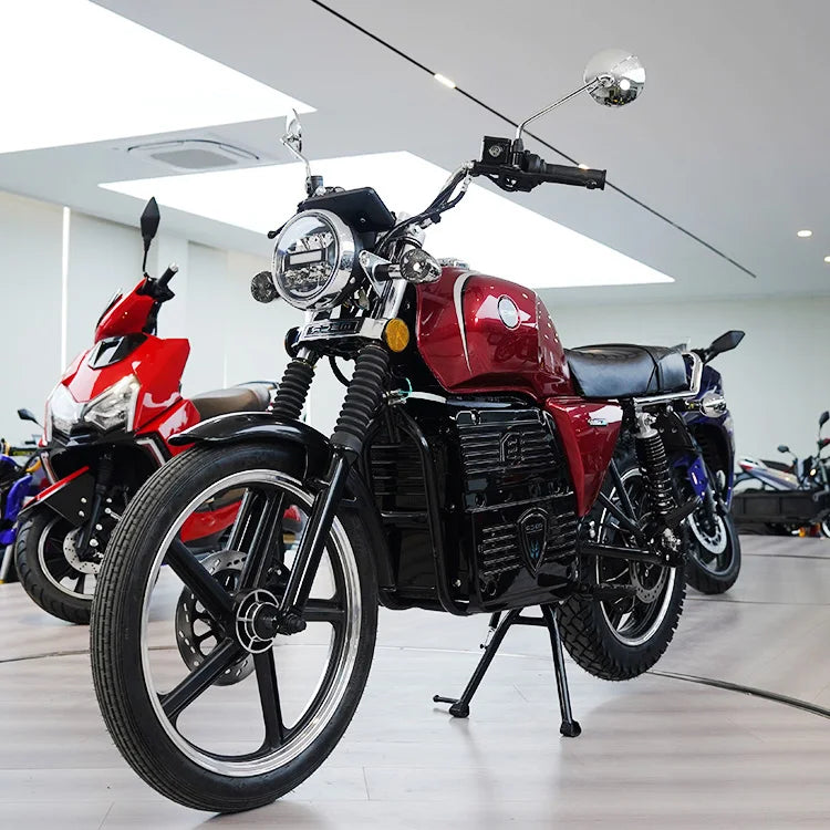 18inch Tire 2500W New Model Customized Racing Adult Electric Motorcycle 70km/h Speed Low Price Wholesale 72v Electric Motorbike