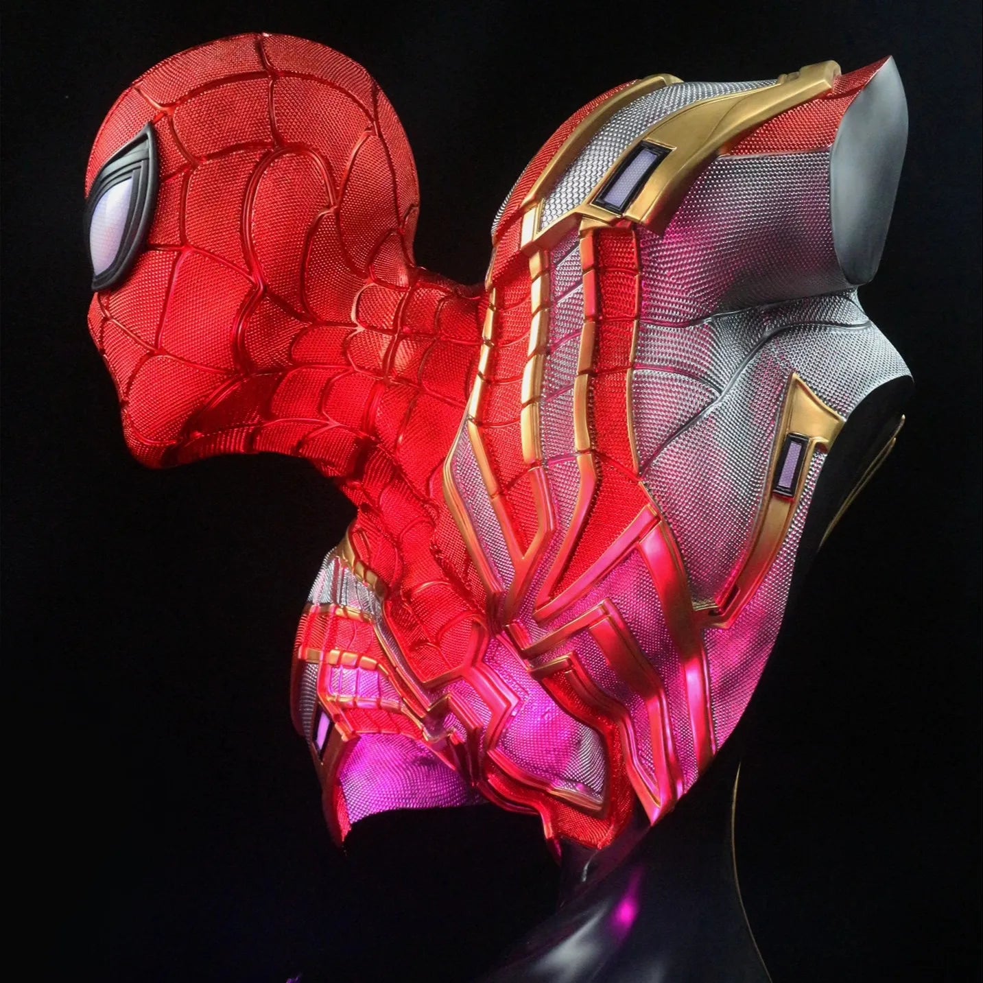 65cm New No Way Home Movie Figure Spider-Man Peripheral Model Half-body Statue Desktop Decorate Ornaments Birthday Gifts Toys