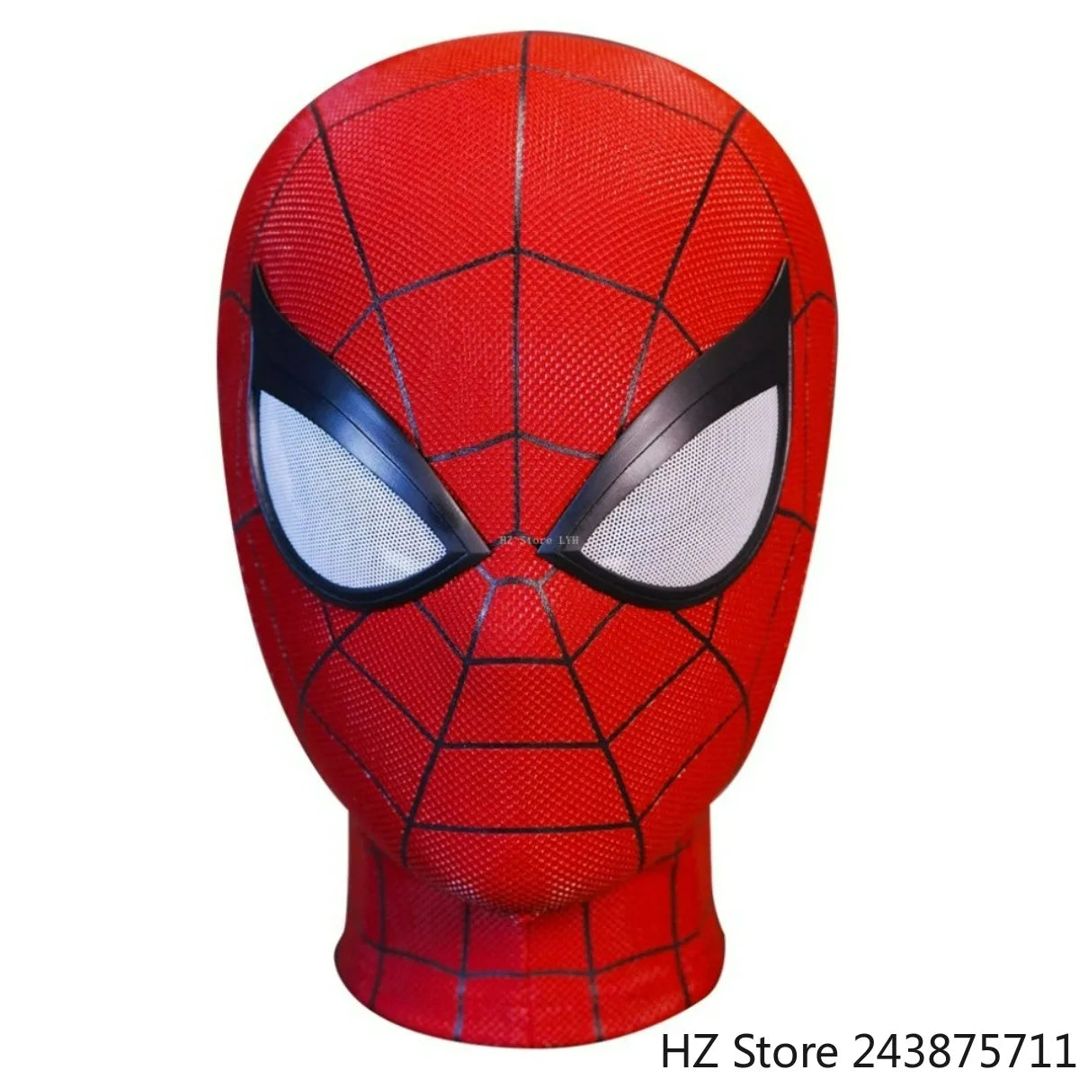 Full Head PS4 Spider-Man Mask with A Pairs of Eyes playstation 4 spider-man Game Restoration Handmade Silk Screen Printing