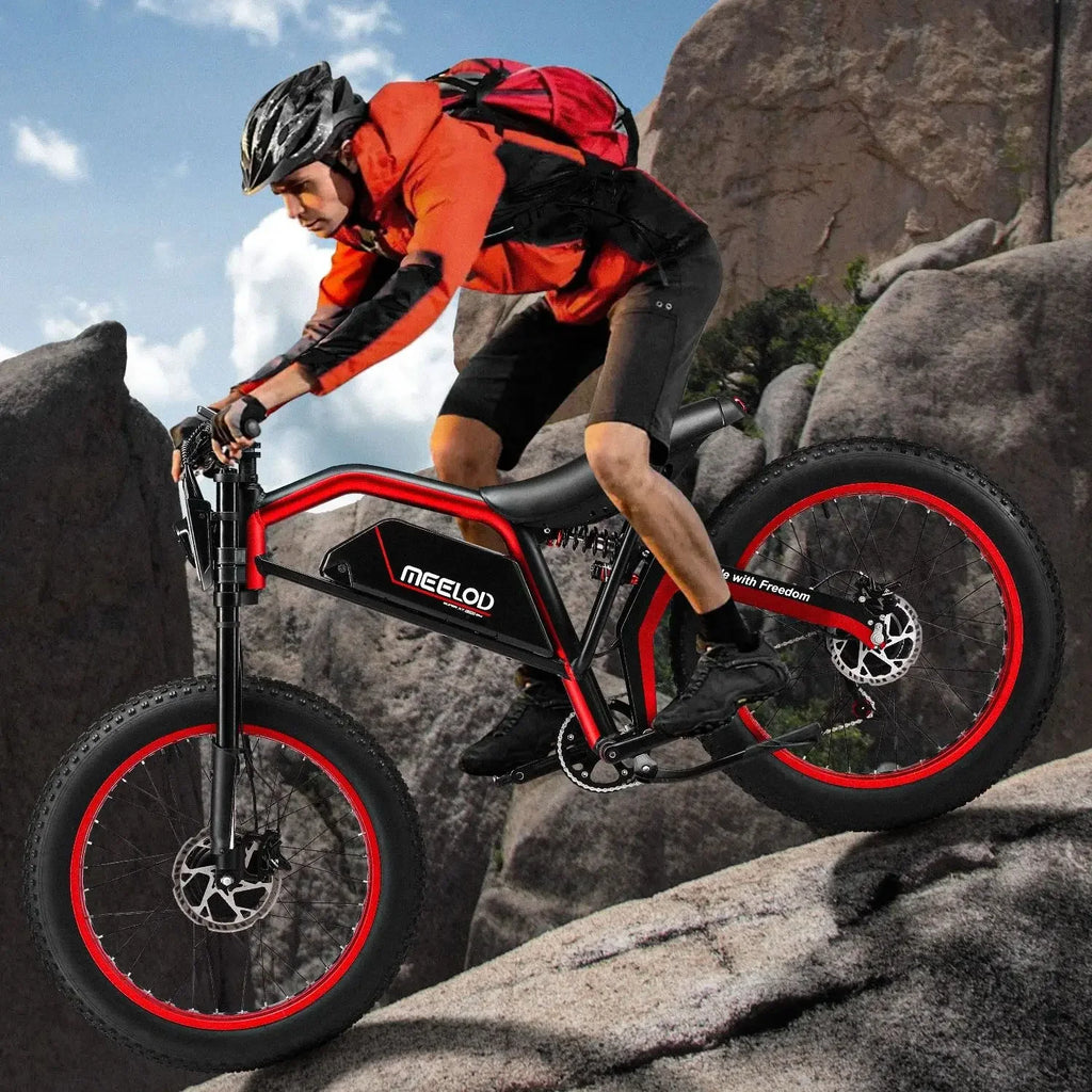MEELOD XT600DL  adult E-bike 1000W*2 52V25Ah battery commute Electric Bike,26-inch Fat Tire E-Mountain bike