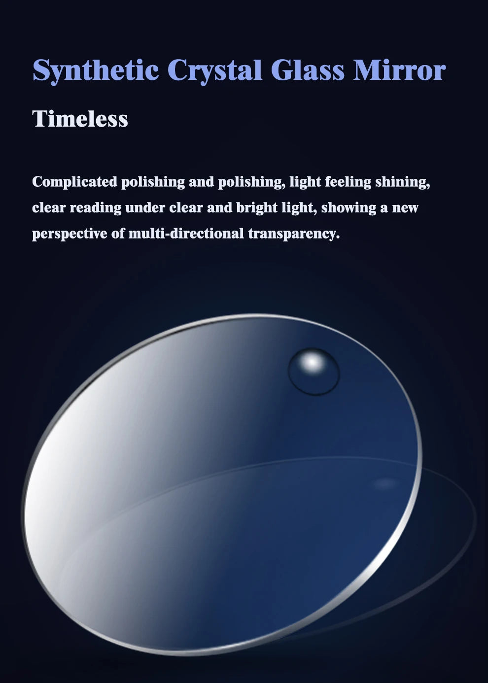 Haofa Transparent Crystal Glass Case Men's Watch Fully Automatic Mechanical Movement Luminous Fashion Watches For Man 2202
