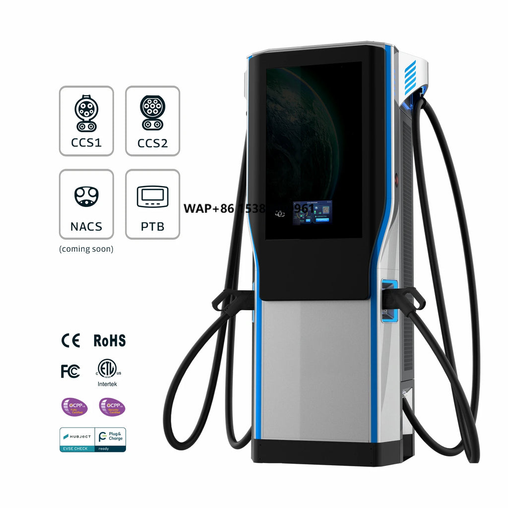 INJET Eichrecht/CE/ETL/CTEP/Energy Star Certified 60kW 120kW 240kW DC EV Car Charger Fast Electric Vehicle Charging Station