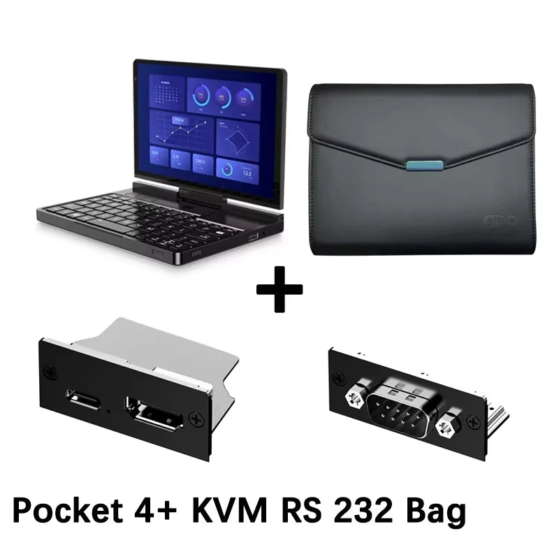 Hot Original GPD Pocket 4 8.8-inch AMD AI 9 HX 370 64GB RAM Portable Mini PC 2TB NVMe flipped 180° Laptop Computer for business