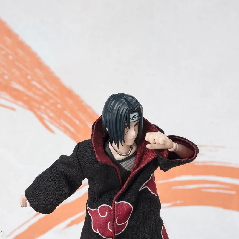 Bandai Original Genuine Figure Naruto Model Kit SHF Uchiha Itachi NarutoP99 Collection Action Figure Model for Kids Toys Gifts