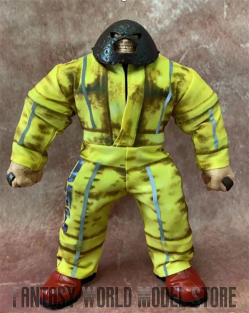 1/12 Scale Villain Tank Classic Yellow Long Sleeved Combat Uniform Coat Pants Making Old Version Fit 6" Male Action Figure Body