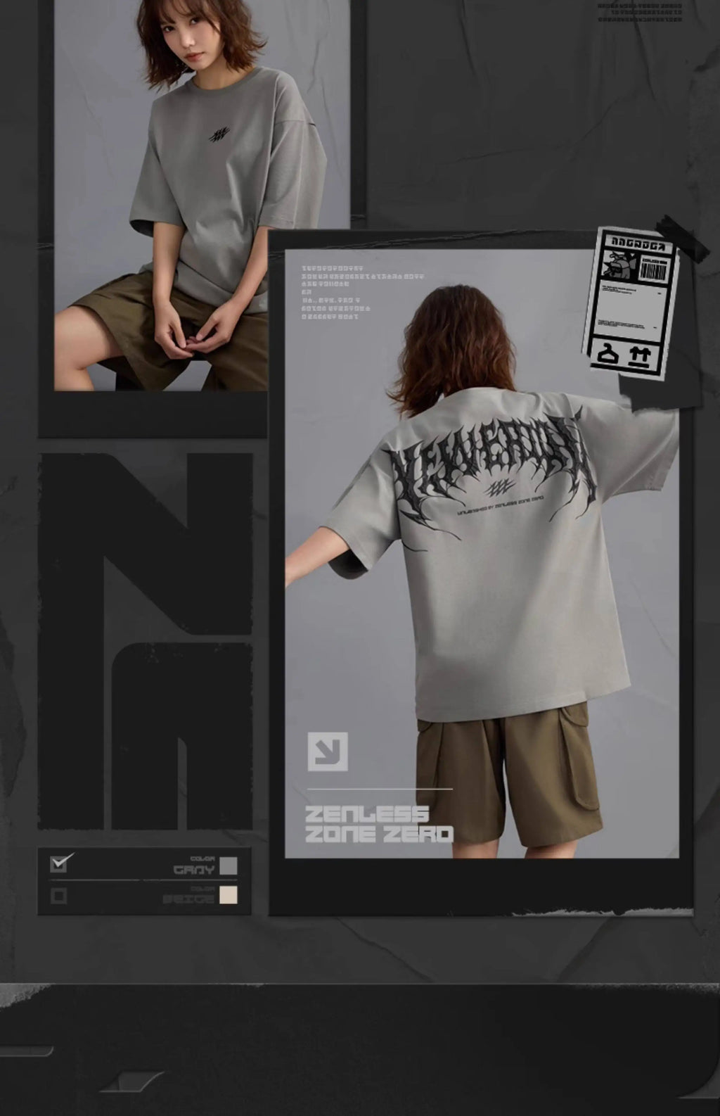 Pre-sale Official ZZZ 100% Cotton Short Sleeve T-shirt Zenless Zone Zero Casual Daily Wearing Women Men Anime Cosplay Tees