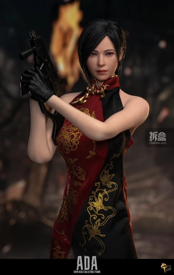 MT TOYS 1 \ 6 Action Figure Series Leon Scott Kennedy\Ada Wang Cheongsam Version Anime Action Figure Model Toys Movable Model