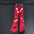 HKSH Original Niche Design Spring Summer Men Floral Casual Pants Simple Light Luxury Waste Land Women Chic Ins Punk Vibe HK22699