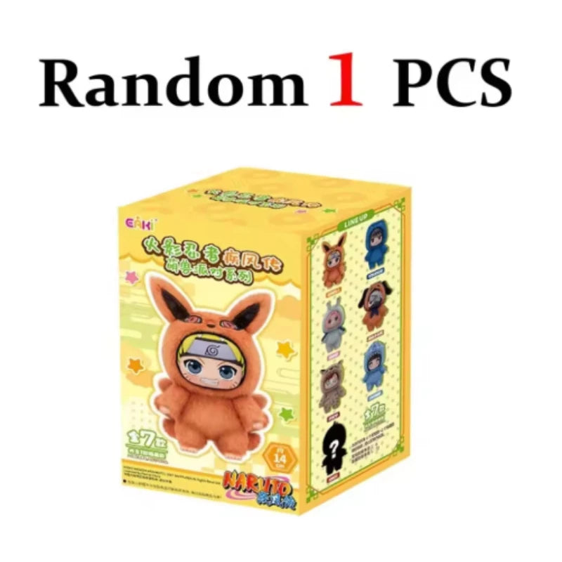 Bandai Naruto TOPTOY Cartoon backpack pendant anime peripheral gift box Naruto Blind box gift Naruto Shipship Party series