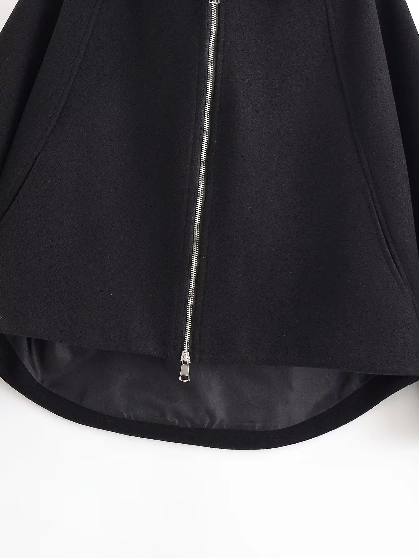 Women Woolen Jacket 2025 Autumn Winter Lapel Long Sleeve Women's Coat Zipper Loose Female Casual Outerwear Retro Lady Tops ﻿