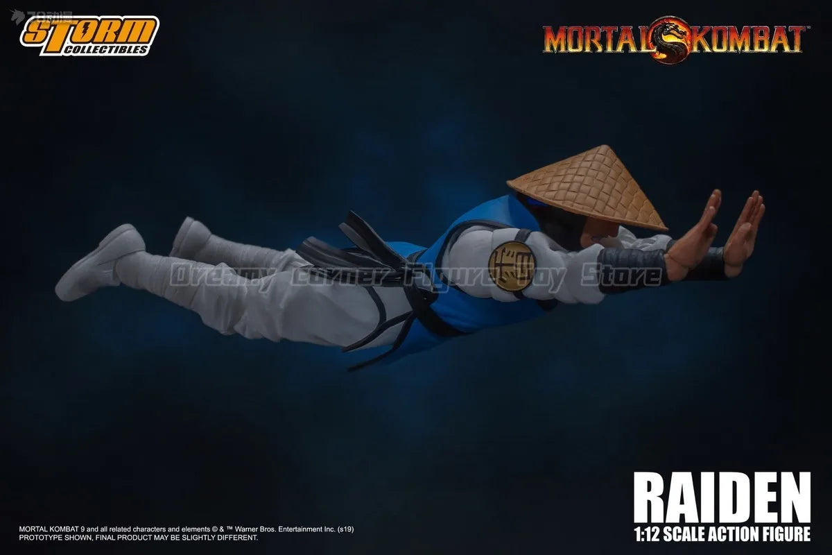 【In Stock】Original STORM COLLECTIBLES Mortal Kombat Series RAIDEN 1/12 Action Figure Toy Model Gift
