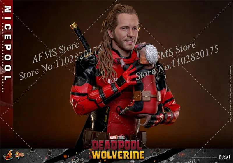 HOTTOYS MMS788 1/6 Scale Collectible Figure Ryan Reynolds Deadpool & Wolverine 12Inch Men Soldier Action Figure Body Toys