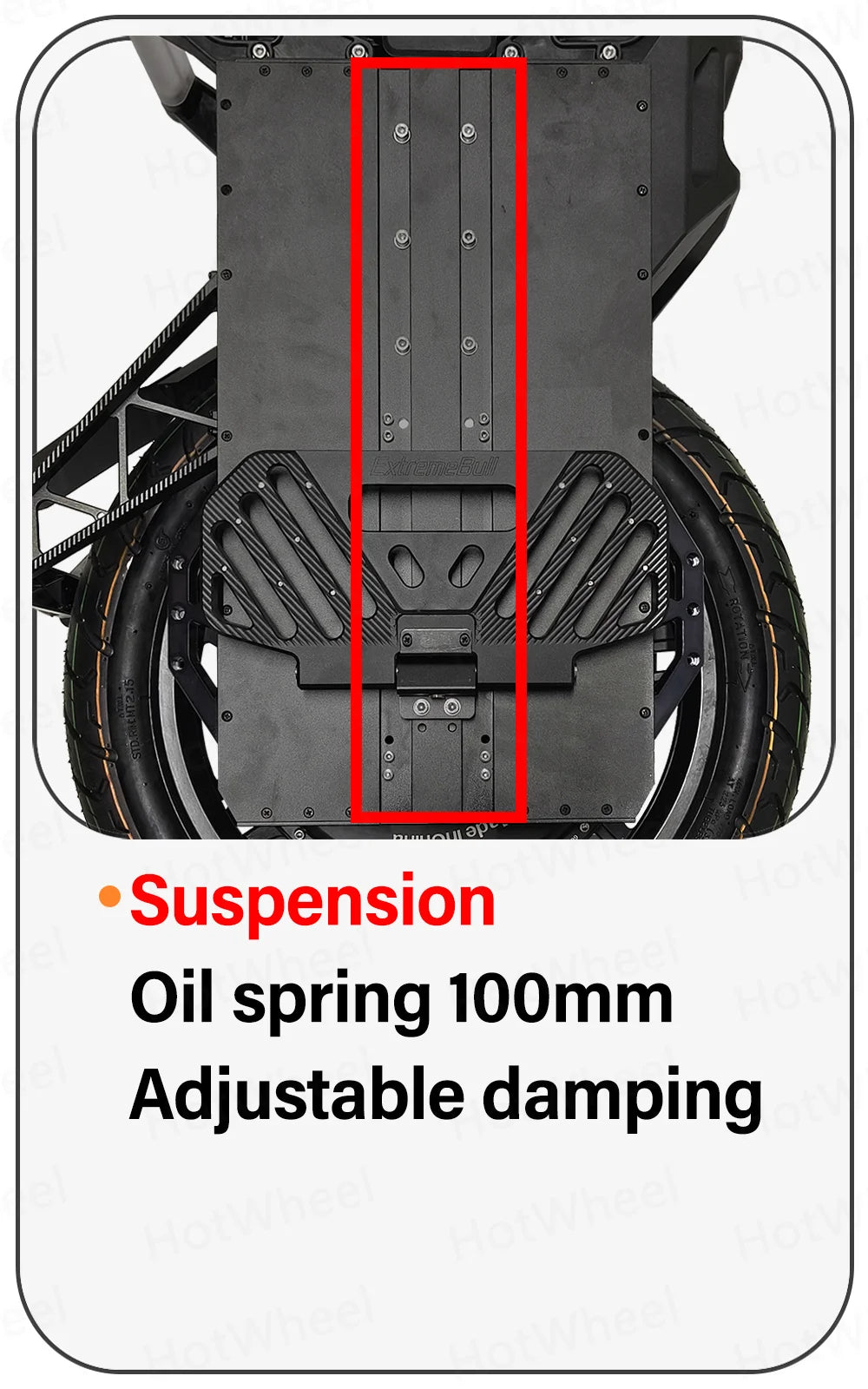 ExtremeBull Griffin 151V 2700Wh 50S Battery Smart BMS 4000W Motor 20inch Tire 100mm Suspension Bluetooth Speaker Self-balancing