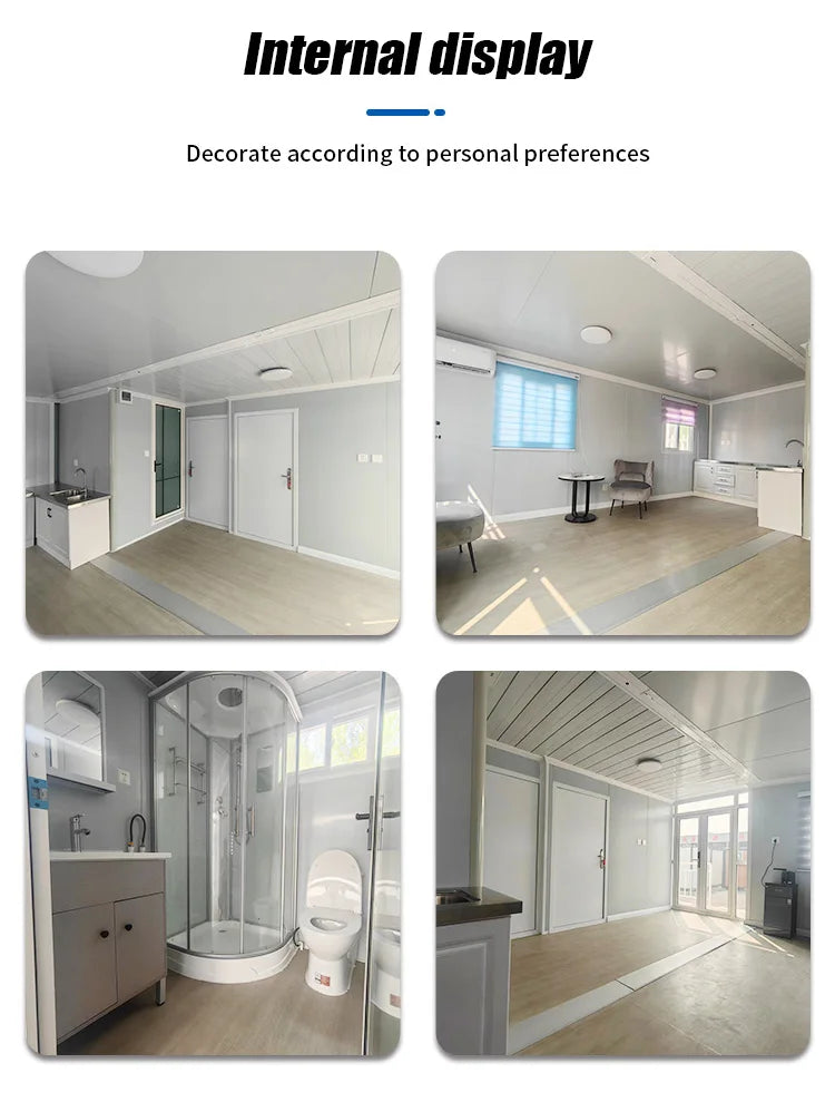 China Container House Modern Prefabricated House Expandable Container House Factory