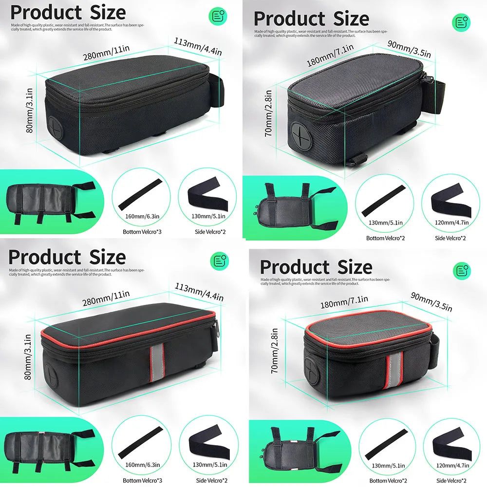 Electric bicycle large capacity waterproof controller bag/pouch, Ebike conversion kit parts controller waterproof storage bag