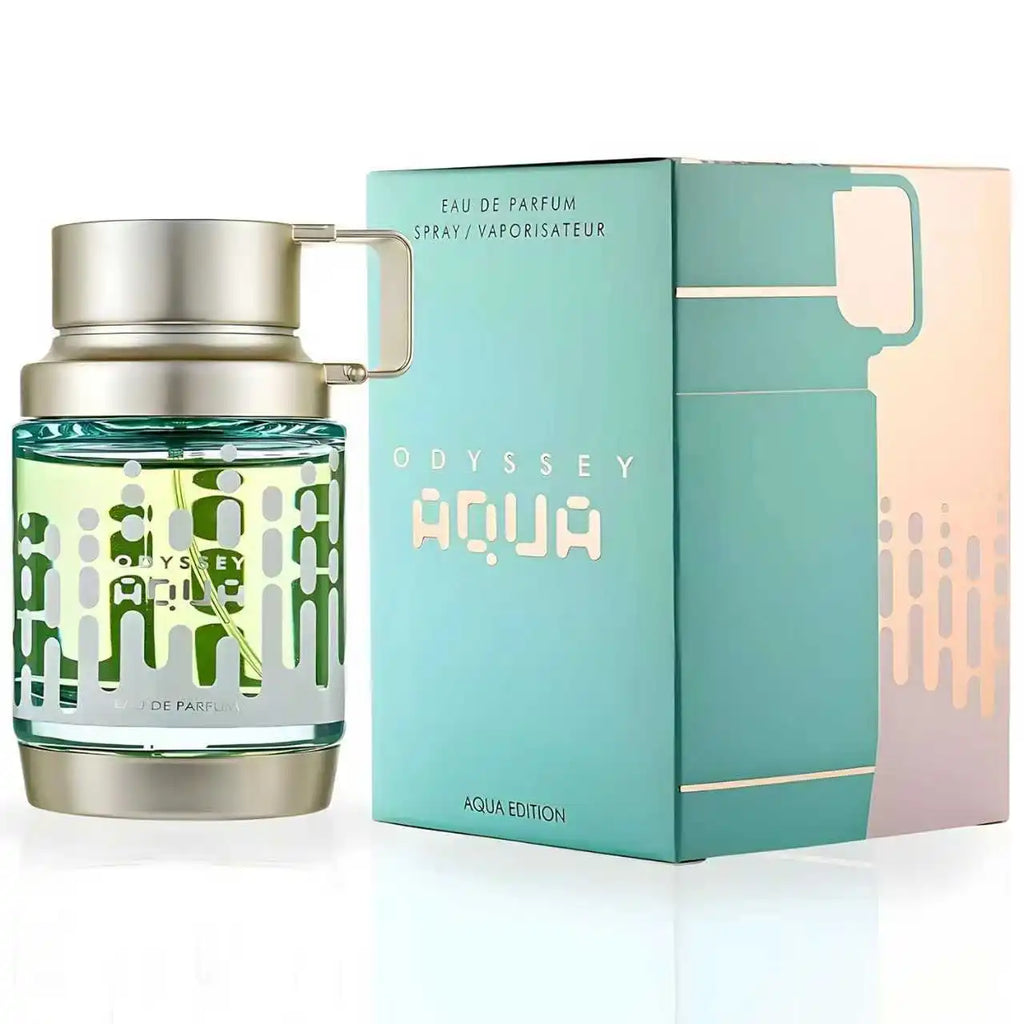 Armaf Odyssey ADUA for Men Eau de Parfum Spray, 3.4 Ounce formaldehyde free, EDP， Liquid perfume, lasting flower fragran