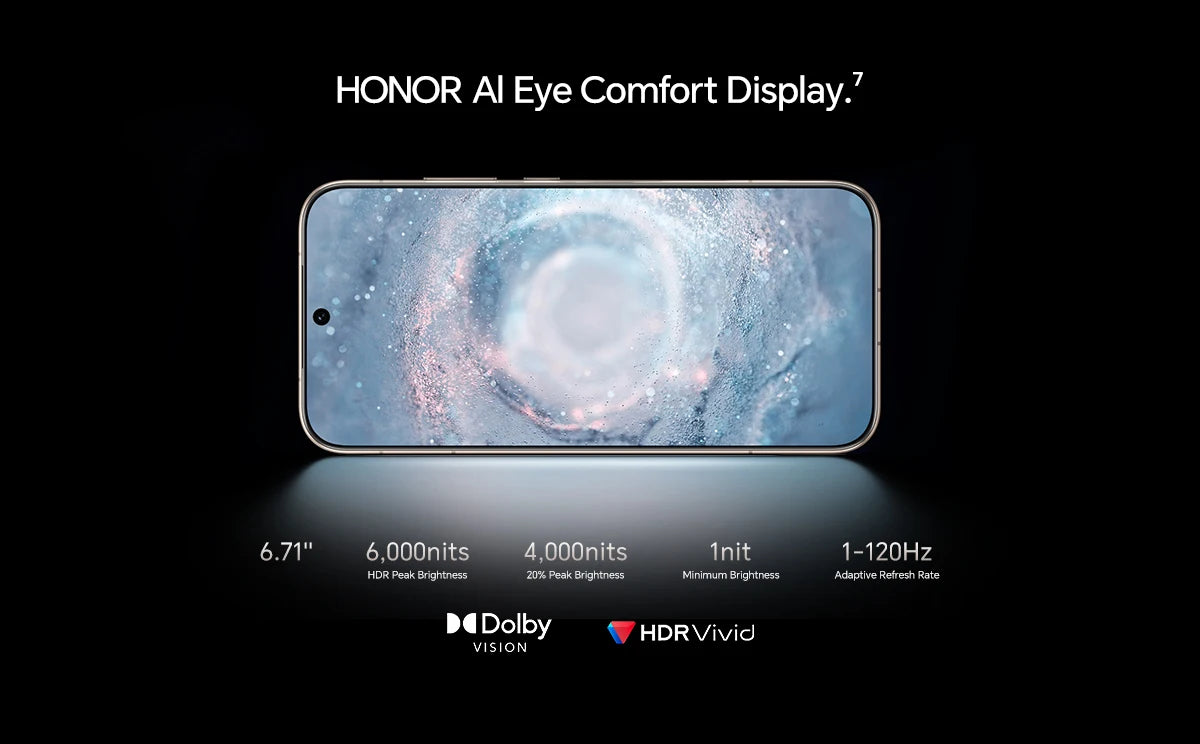 2026 New HONOR Magic8 Pro Global Version 12GB+512GB 6.71'' 120Hz OLED Screen 200MP Cameras 7100mAh 100W SuperCharge Android 16