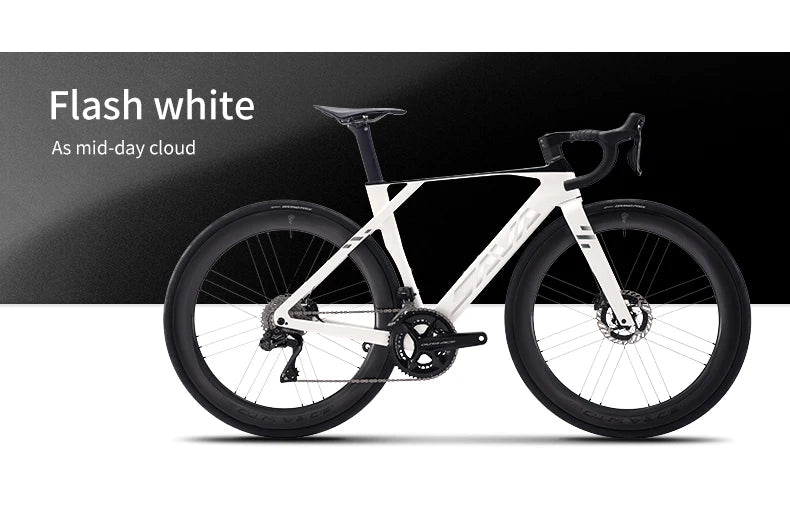 SAVA SLR9 Premium Bicycle Full Carbon Fiber E-Shift Road Bike 24 Speed with SHIMAN0 DURA-ACE 9270 Di2 Kit
