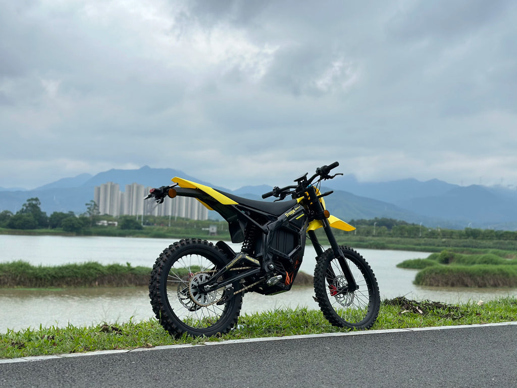 Freego 8000W Electric Dirt Bike 72V 40Ah Mid Drive Off Road Electric Motorcycle 53MPH Adult Ebike 19/18 Tires + 2 Year Warranty