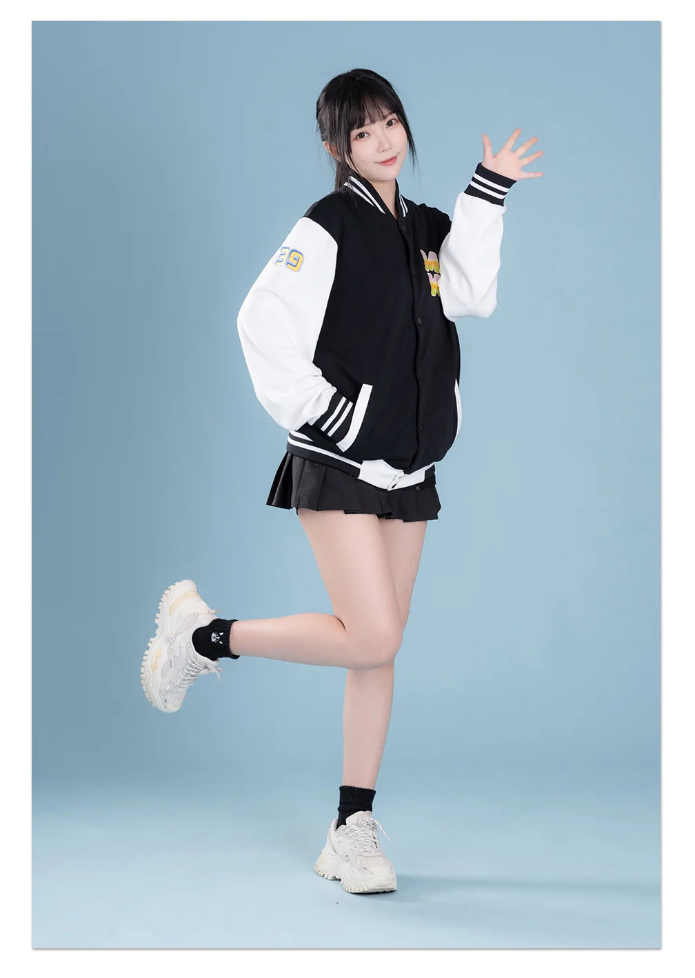 Moeyu Miku Baseball Uniform Jacket for Women Men Coat Cosplay Costume Autumn Jackets Winter Hoody Streetwear