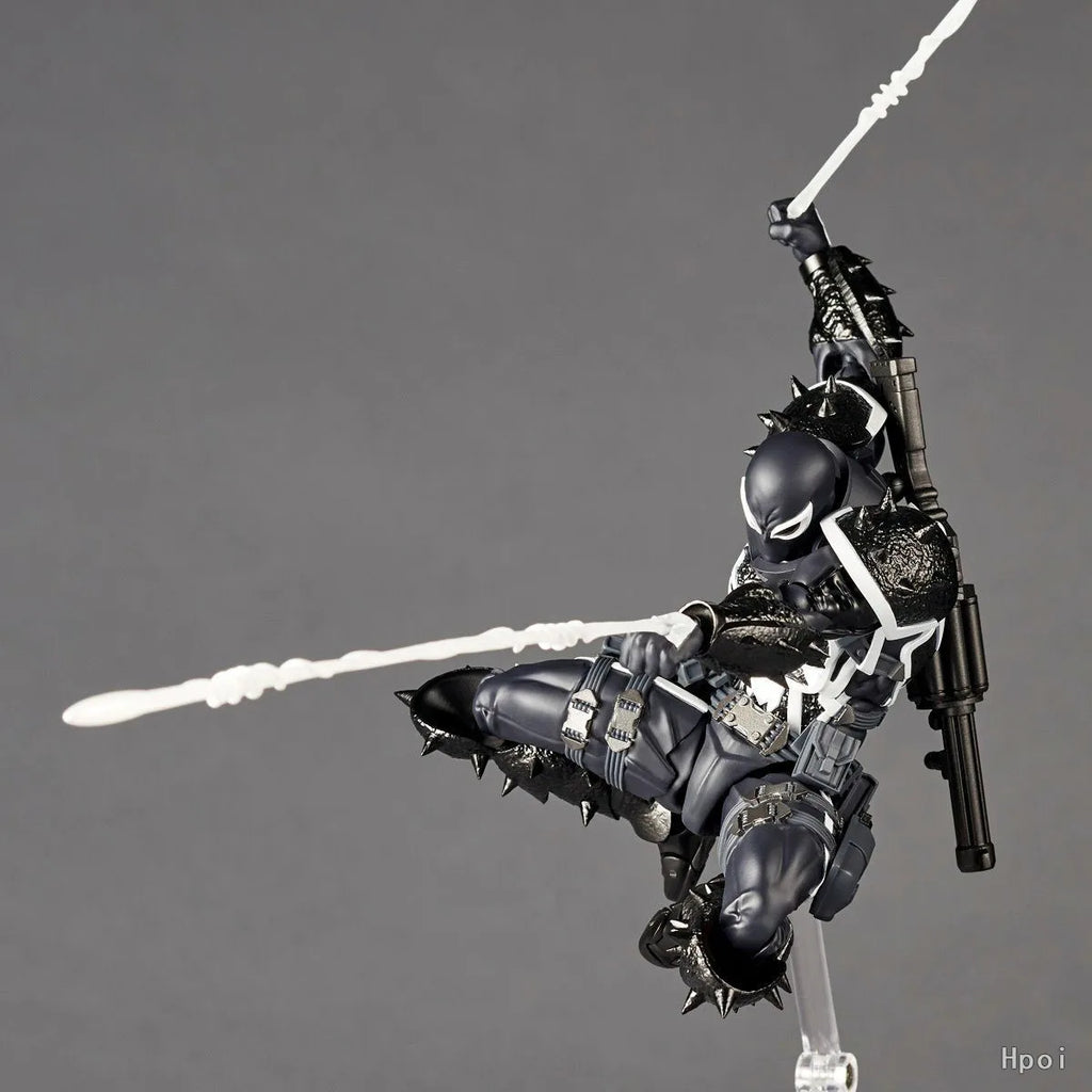 KAIYODO Original Authentic [Evoltech] Amazing Yamaguchi MARVEL  · Agent Venom VENOM/ CARNAGE Mobile Doll Model Handmade Toy Gift