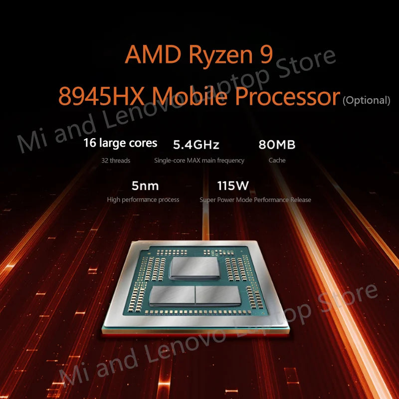 Lenovo LEGION R7000P 2025 R9 8940HX/R9 8945HX RTX 5060/5070 8G 16inch 2.5K 240Hz Game