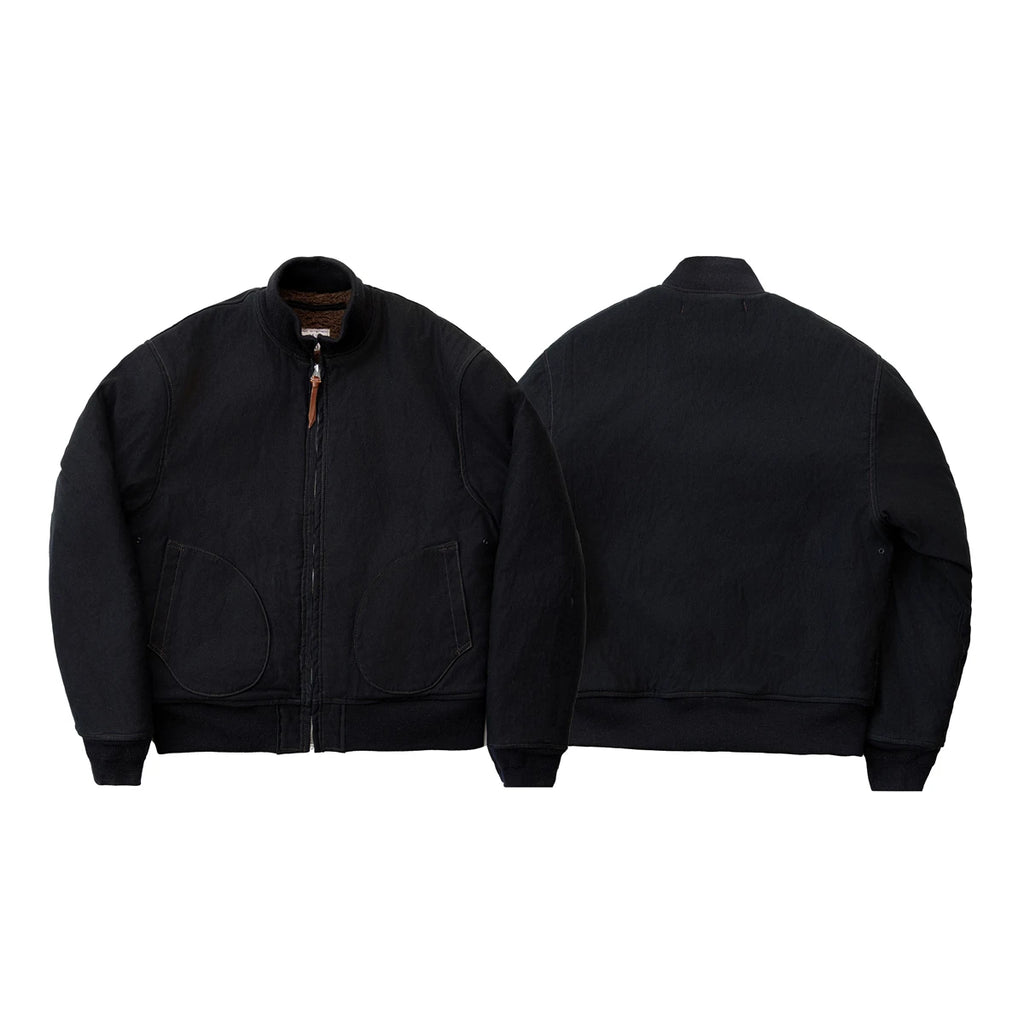 Red Tornado NAF-1168 Aviator Ground Crew Jacket Alpaca Lined WWII USN Flight Jacket Military Style Men's Outerwear N1 37J1