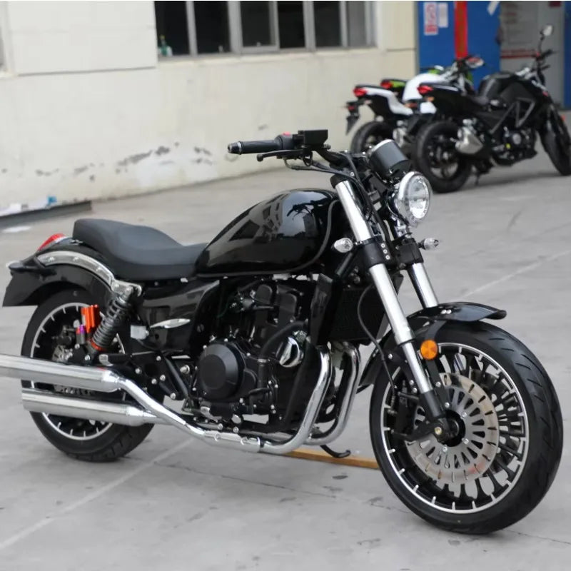 TOP Selling Chopper 400cc EFI High Power Water Cooling Double Cylinder Gas Powered Racing Motorcycle