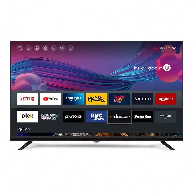 85 Inch Big Screen Television Smart Android TV With LED Backlight Custom OEM Flat Screen For Hotels 4K HD Definition TV