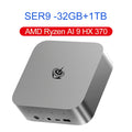 Beelink SER9 PRO AMD Ryzen AI 9 HX370 Powerful AI PC DDR5 Mini Gaming PC Windows 11 PRO NVME PCIe4.0 SSD Desktop Computer
