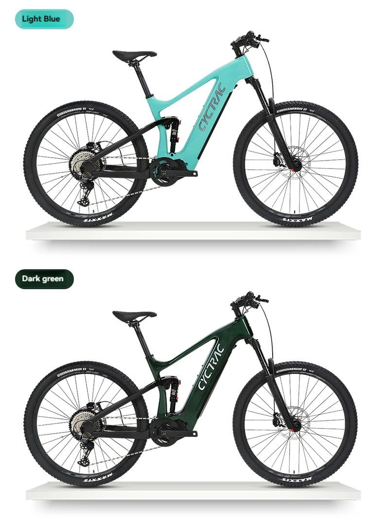 Hot Selling CYCTRAC Electric Bicycle Carbon Fiber Frame Electric Bike 29 Inch Electric Mountain Bike With Full Suspension