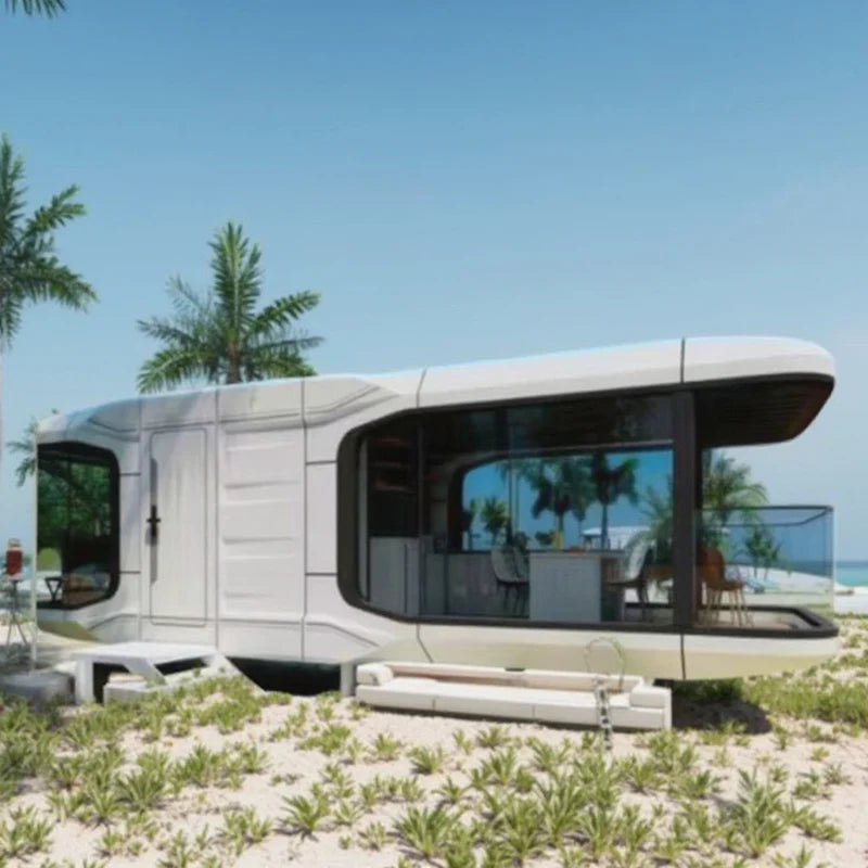 Low Cost Capsule House Prefabricated Villa Factory Price Modular Houses Chinese Capsule HouseMoisture Proof Thermal Insulation
