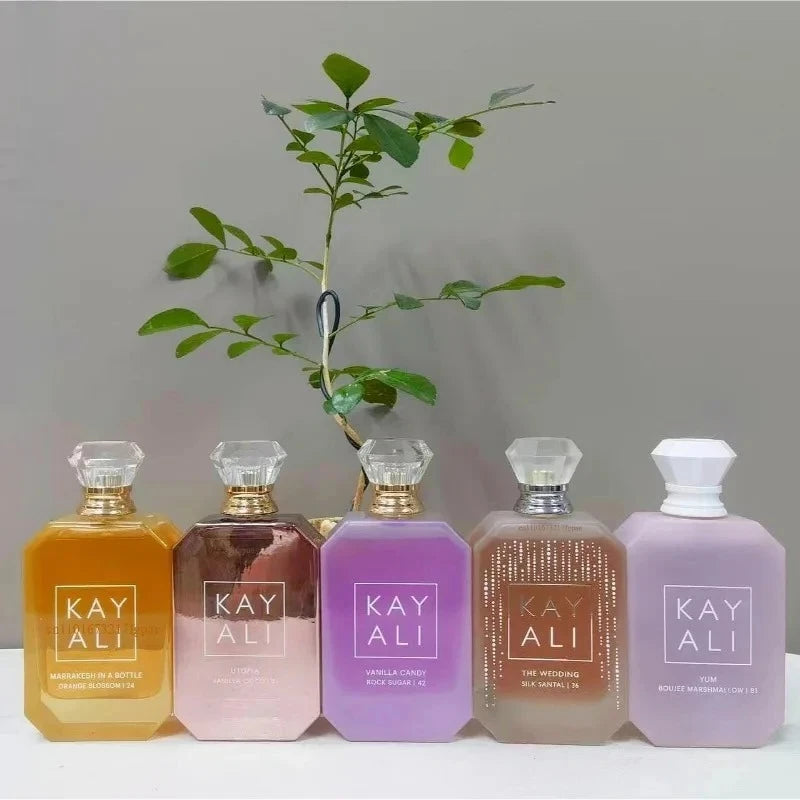 KAYALI Uxury Collection 100ml Eau Parfum with Vanilla Yum Boujee Vanilla Candy Rock Sugar Fleur Majesty Rose Royale Fresh Notes
