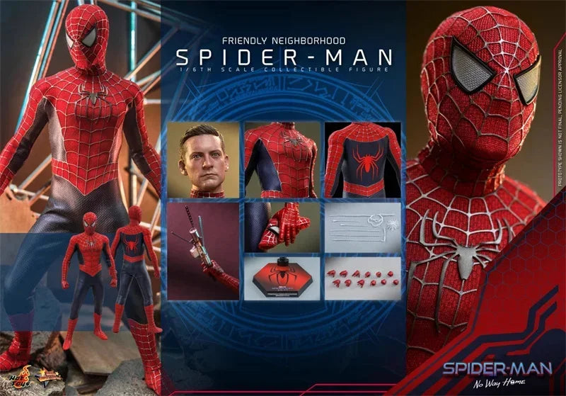 【MT】Hot Toys MMS661 Marvel 1/6 Scale Male Soldier Spider-Man Tobey Maguire Full Set 12inch Action Figure Model Toys Doll