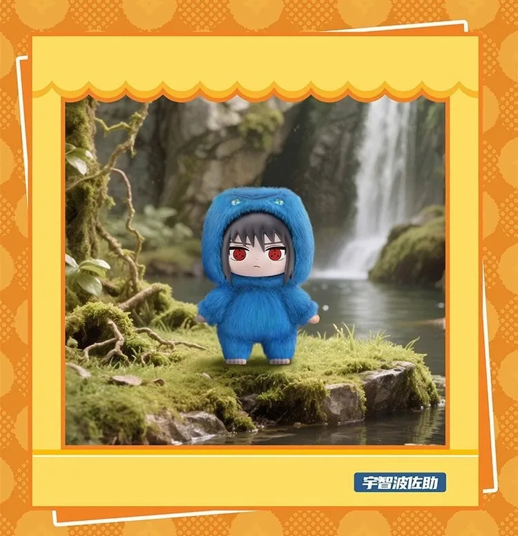 New Naruto action figure blind box Shippuden Beast Party series plush vinyl doll cute handmade custom gift ornaments