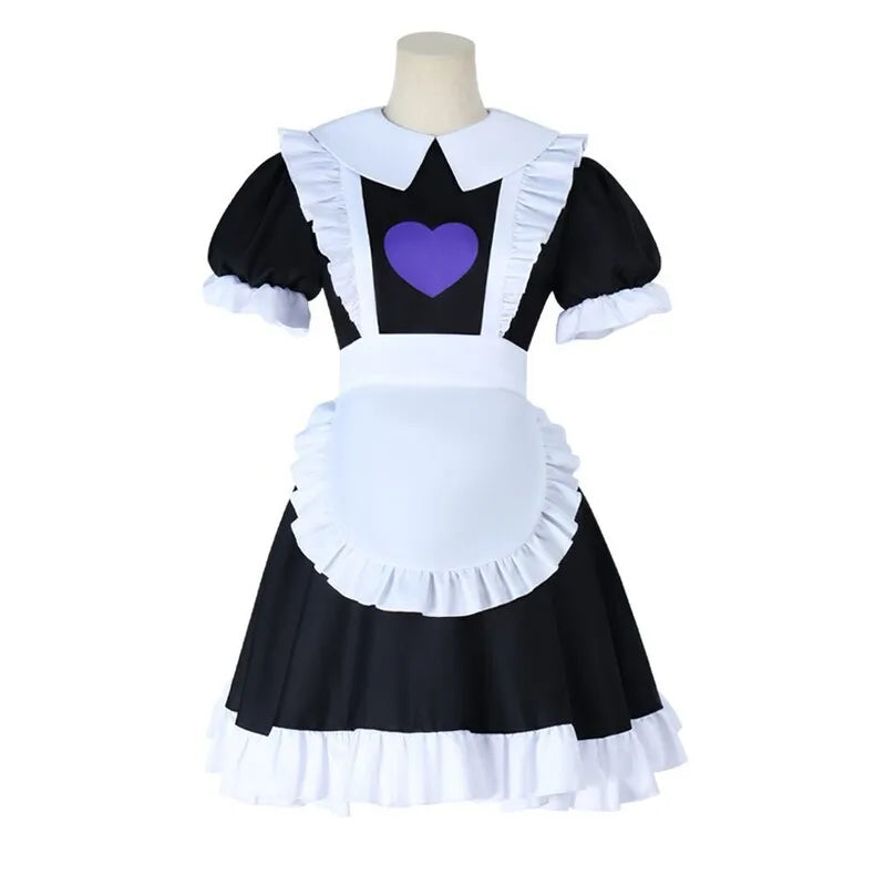 Magic Number Circus Cosmaid Jax Cosplay Roleplay Costume Female Servant Uniform Anime Themed Party Wear Fashionable Cosplay O...
