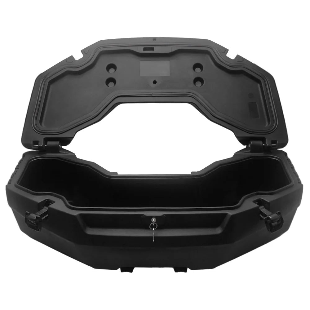 30L Cargo Storage Box Lockable Rear Trunk Rack Bin For Can-am Outlander PRO Max 500 700 Maverick R X RS MAX 2024-26 ATV UTV